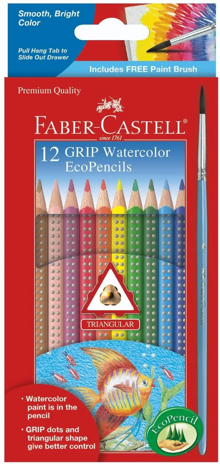 Grip Watercolor Paint Set – 12-Color Beginner-Friendly Kit 1