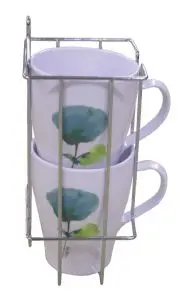 Grove Chrome-Finished Wire Mug Holder 1