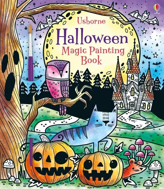 Halloween Magic Painting Book – Glow-In-The-Dark & Washable Art 1