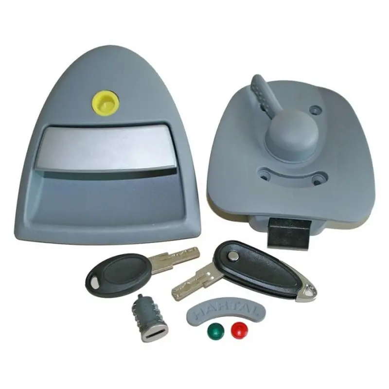Hartal Right-Hand Triangle Door Lock For Caravans And Campers 1