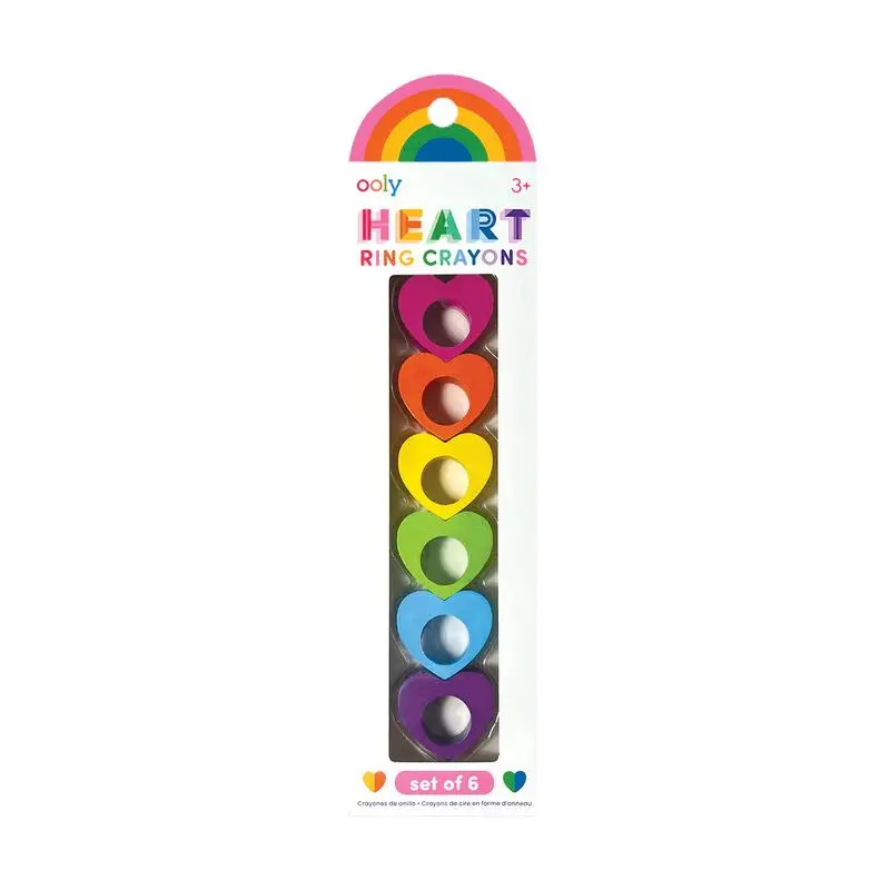 Heart-Shaped Ring Crayons For Little Hands 1