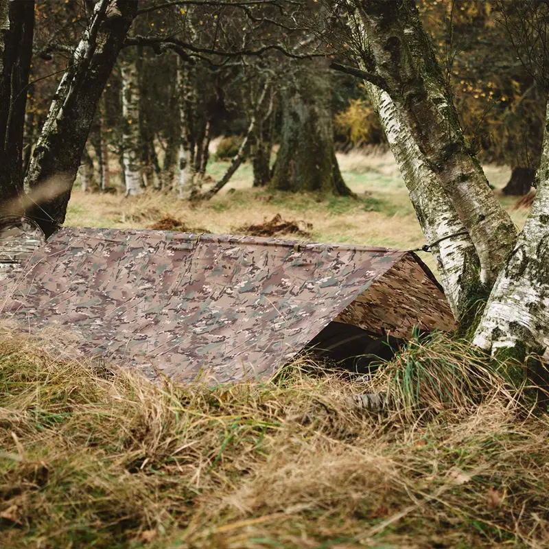 Highlander Basha Multi-Use Shelter Tarp For Camping & Hiking 1