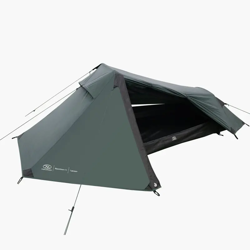 Highlander Blackthorn 1-Person Xl Tent – Extended Interior Space 1