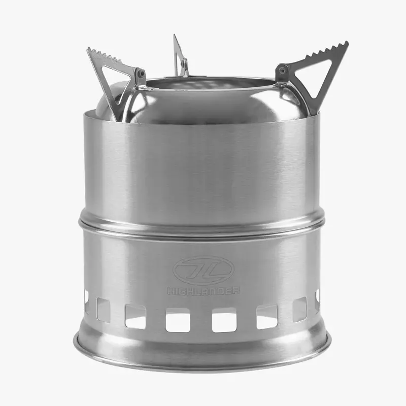 Highlander Cabar Portable Wood-Burning Camping Stove 1