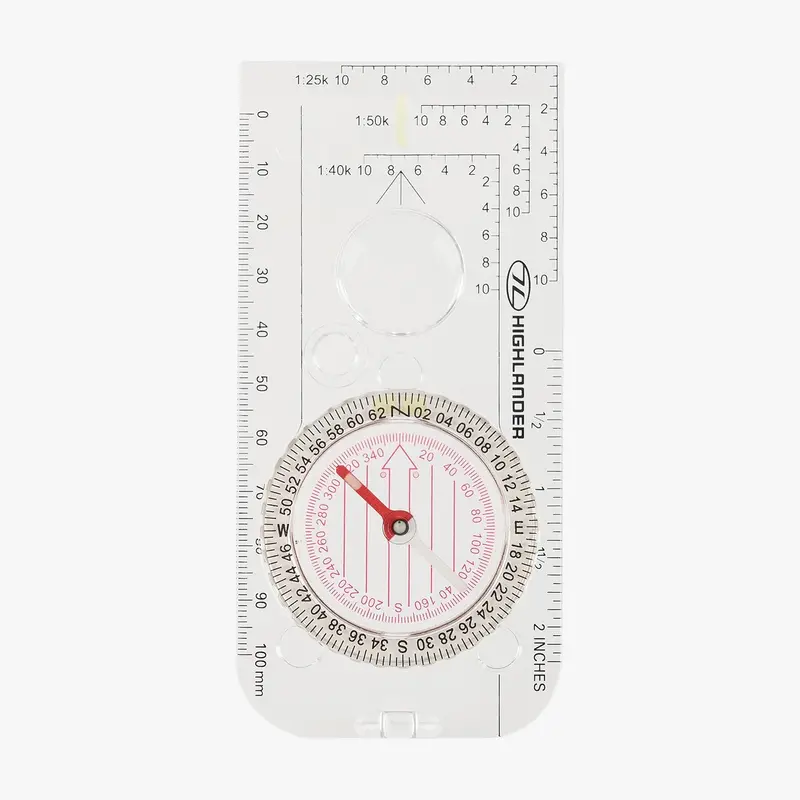 Highlander Pathfinder Military-Grade Baseplate Compass 1