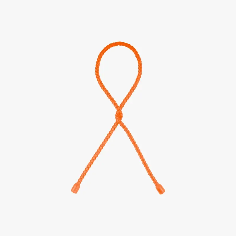 Highlander Silicone Gear Twist Tie – 18 Inch, Orange 1