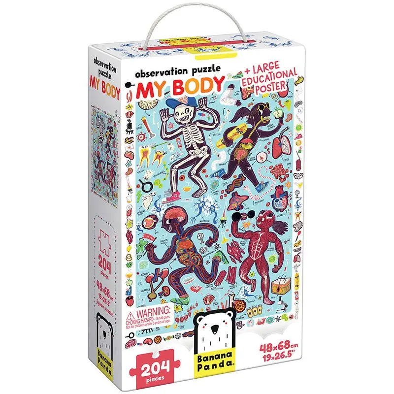 Human Body Observation Puzzle – 204 Pieces 1