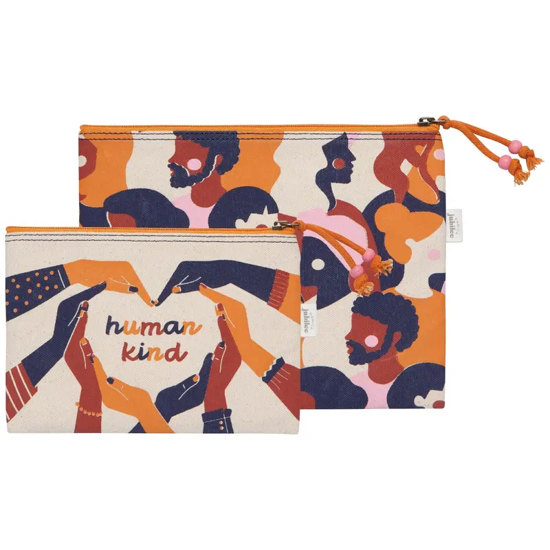 Human Kind Eco-Friendly Zip Pouches 1