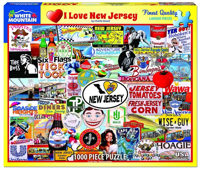 I Love New Jersey – State-Themed Puzzle 1