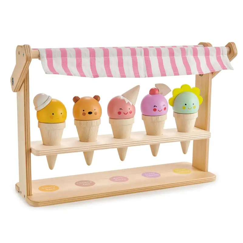 Ice Cream Scoop Playset With Smiling Characters 1