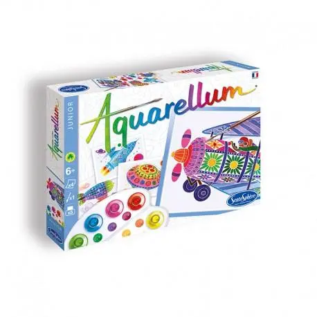 In The Air Aquarellum – Floating Creatures Watercolor Reveal Kit 1