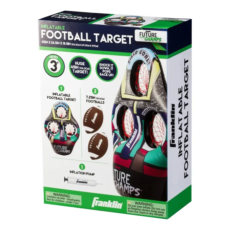 Inflatable Football Target — Yard Game For Passing Practice 1