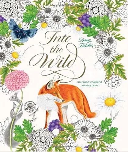 Into The Wild Nature-Themed Coloring Book 1