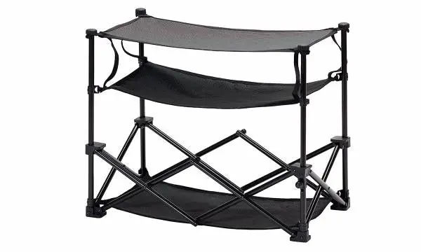 Isabella Compact Shoe Rack – Space-Saving Campsite Organizer 1