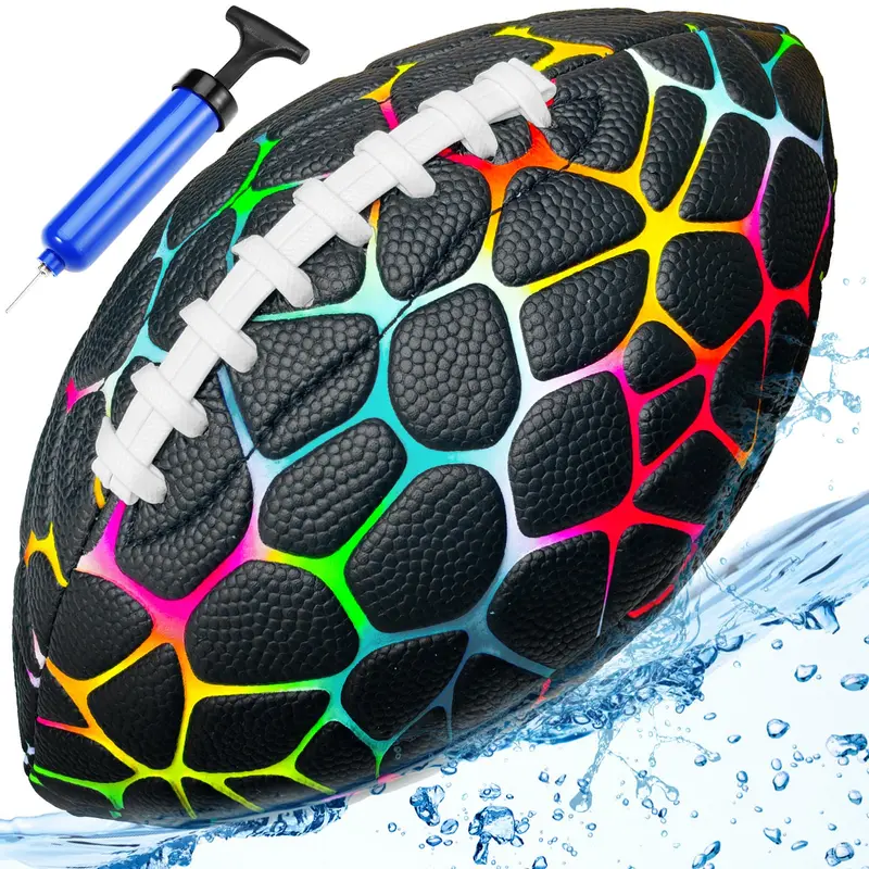 Jasonwell All-Weather Waterproof Pool Football – High-Grip Beach & Lake Ball For Kids, Teens & Adults 1