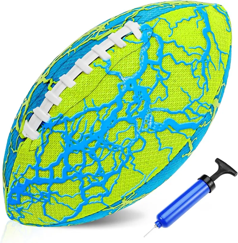 Jasonwell Bg-Color Waterproof Football – Durable, Easy-Grip Water Ball Designed For All Ages In Pools, Lakes & Parks (Single) 1
