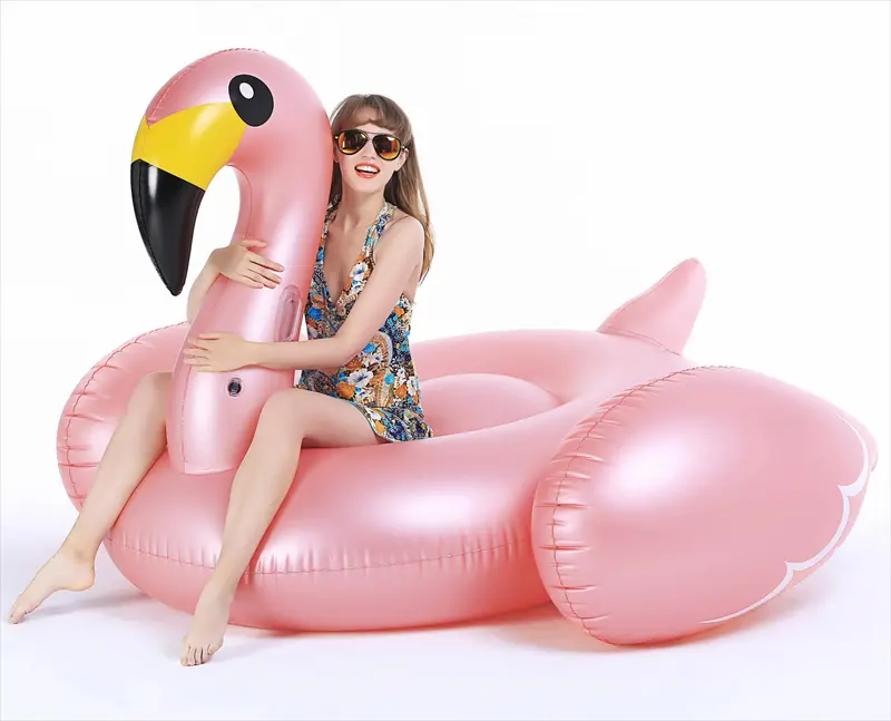 Jasonwell Giant Flamingo Pool Float – Xxxl Inflatable Summer Raft 1