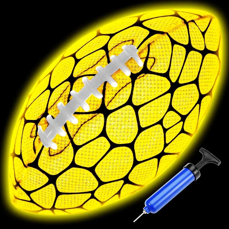 Jasonwell Glow-In-The-Dark Football – No. 9 Light-Up Ball For Indoor And Outdoor Use 1