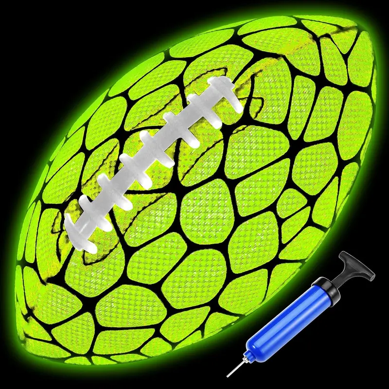 Jasonwell Led Football – Size 3, Compact Glow Soccer Ball For Young Athletes & Practice 1