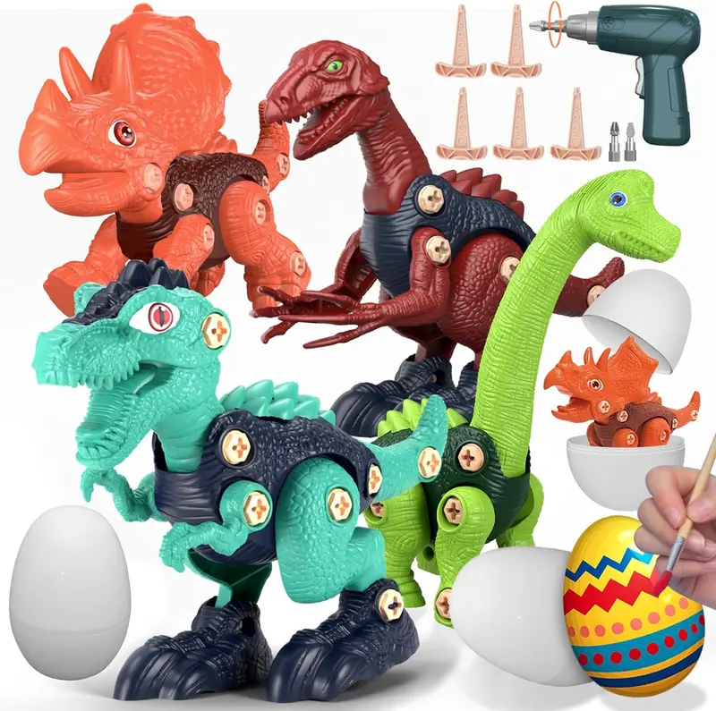 Jasonwell Stem Dinosaur Construction Toy – Take-Apart Educational Dino Kit For Kids Ages 3–8 1