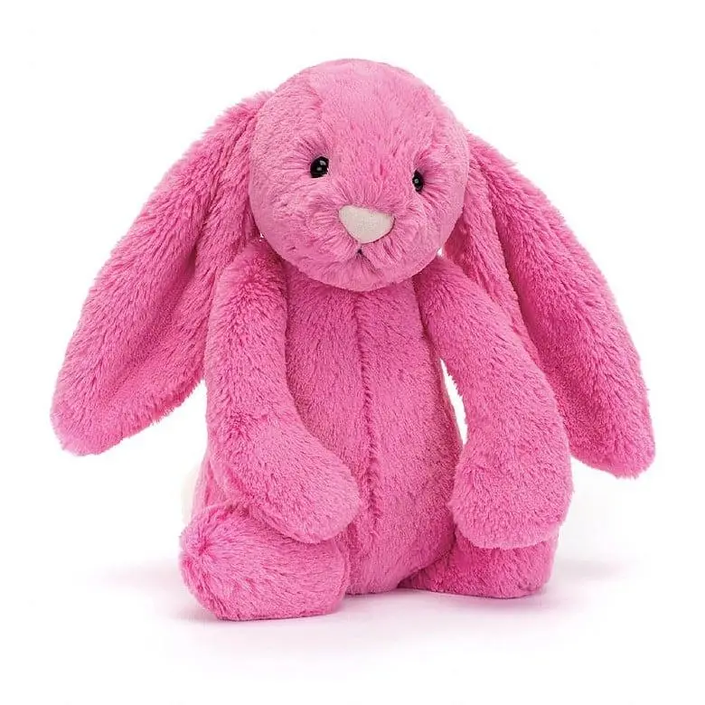 Jellycat Bashful Hot Pink Bunny – Original Size Plush Rabbit 1