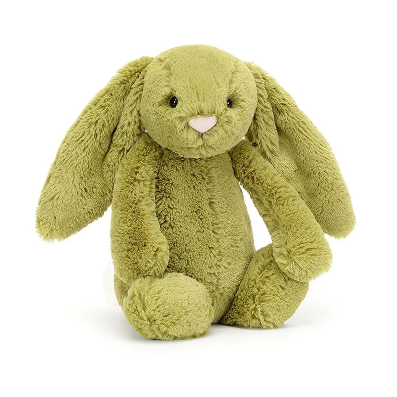 Jellycat Bashful Moss Bunny – Natural Green Original Plush 1