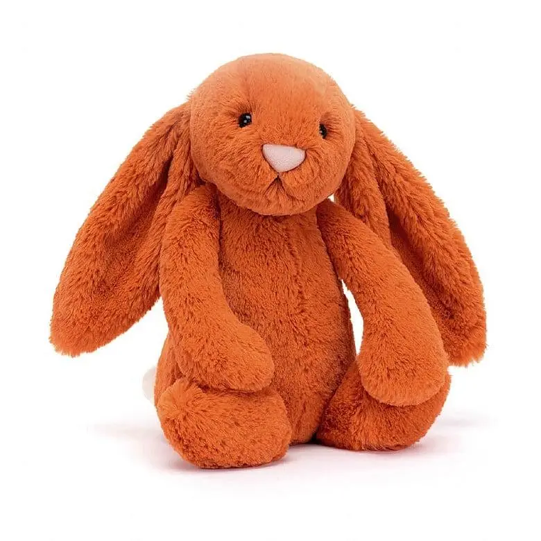 Jellycat Bashful Tangerine Bunny – Medium Plush Toy 1