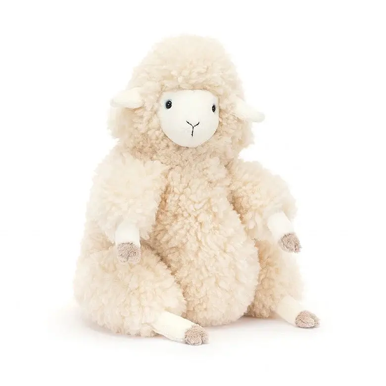 Jellycat Bibbly Bobbly Sheep – Wobbly Woolly Toy 1