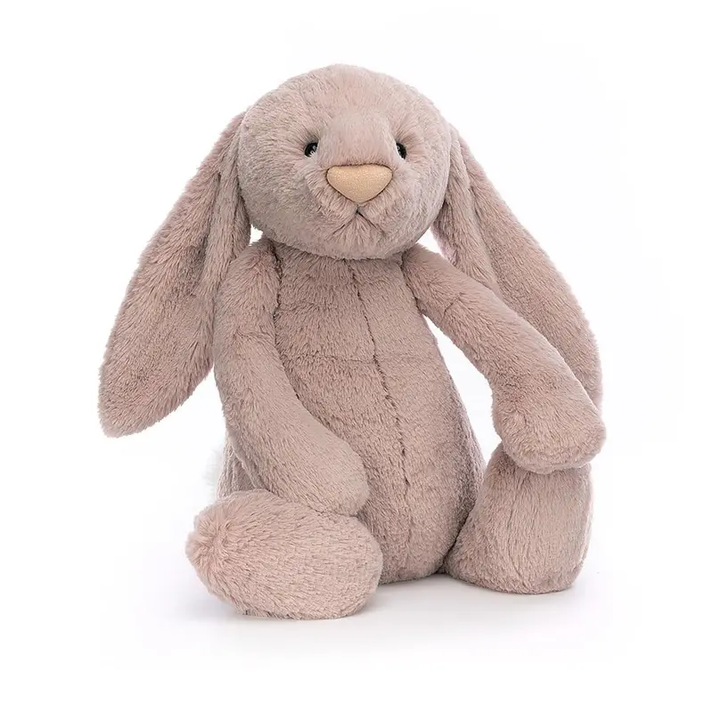 Jellycat Luxe Bashful Rosa Bunny – Oversized Pink Plush 1