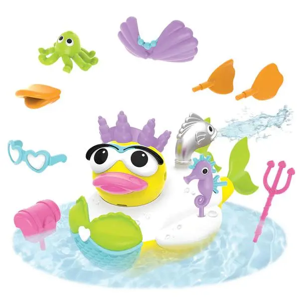 Jet Duck Mermaid Toy – Water-Spraying Bath Figure With Whimsical Design 1