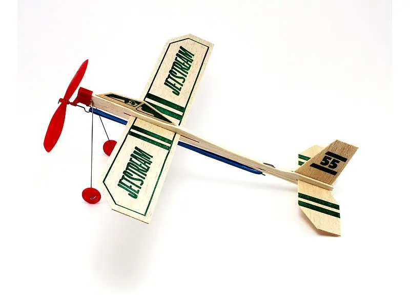 Jetstream Balsa Airplane – Easy-Assembly Indoor/Outdoor Glider 1