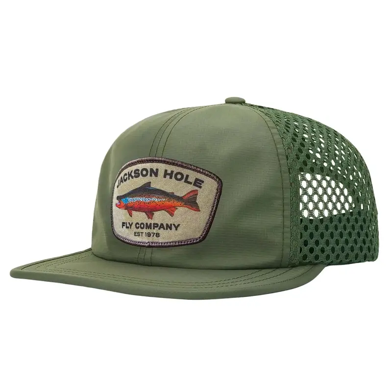 Jhflyco Rogue Fishing Cap Featuring Brown Trout Embroidery 1