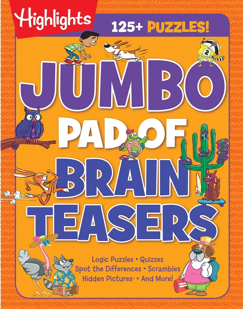Jumbo Brain Teasers Workbook For Kids 1