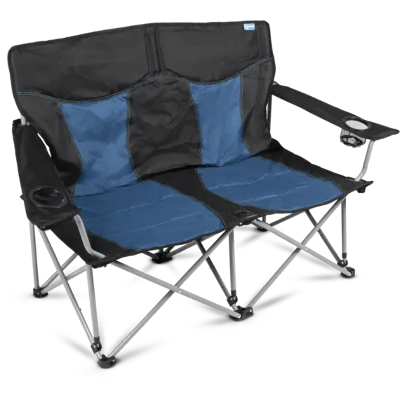 Kampa Lofa Midnight Two-Seat Folding Chair 1