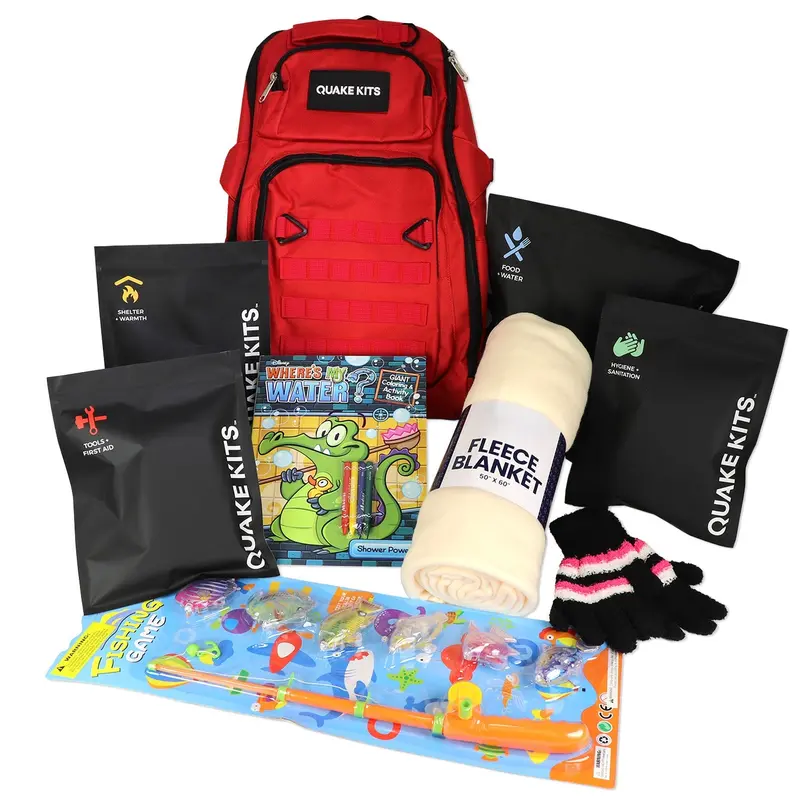 Kids’ Emergency Survival Backpack – Child-Friendly Preparedness Kit With Fun Design 1