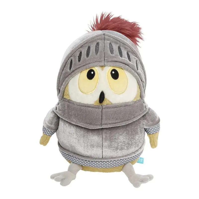 Knight Owl Plush Toy – Soft Educational Stuffed Animal 1