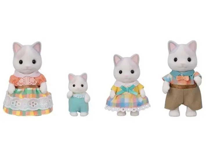 Latte Cat Family Set – Cozy Multi-Character Collection 1