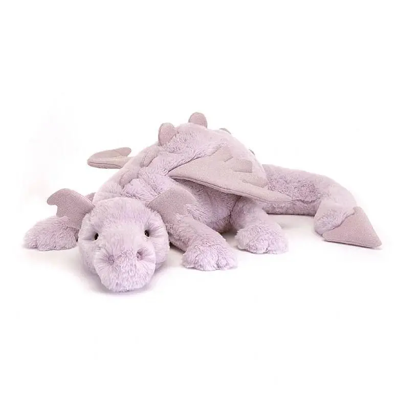 Lavender Dragon Jumbo Plush 1