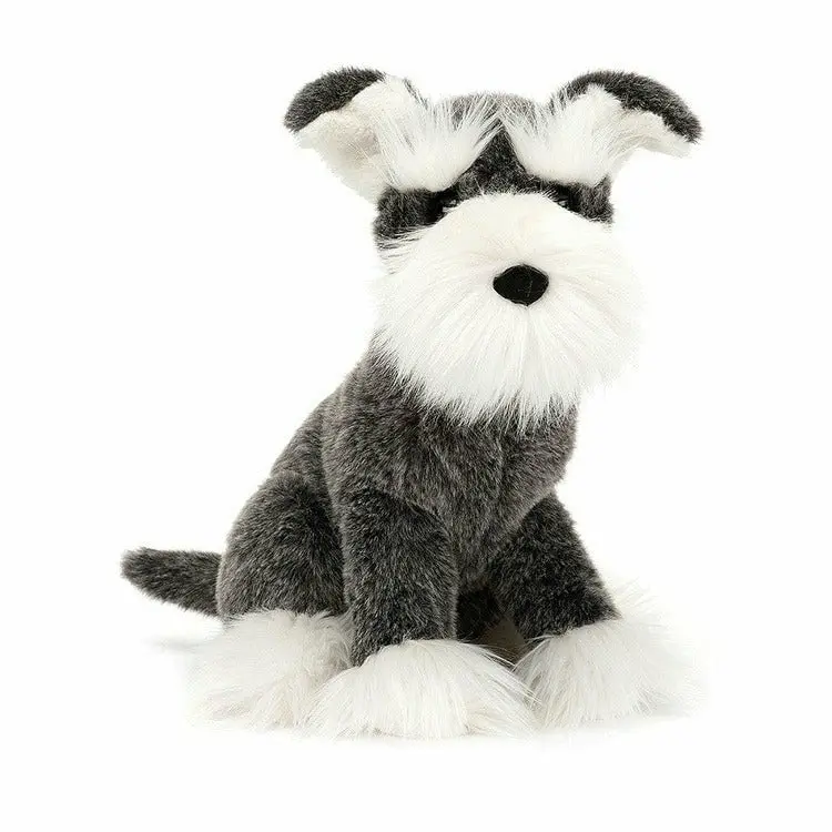 Lawrence Schnauzer Plush Dog With Expressive Features 1