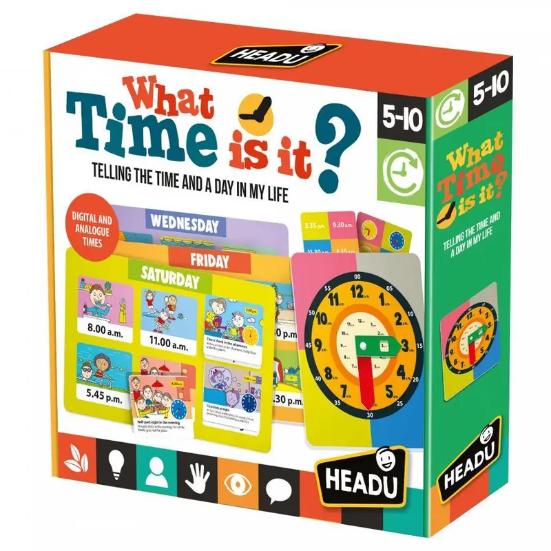 Learn To Tell Time: Interactive Clock Book 1