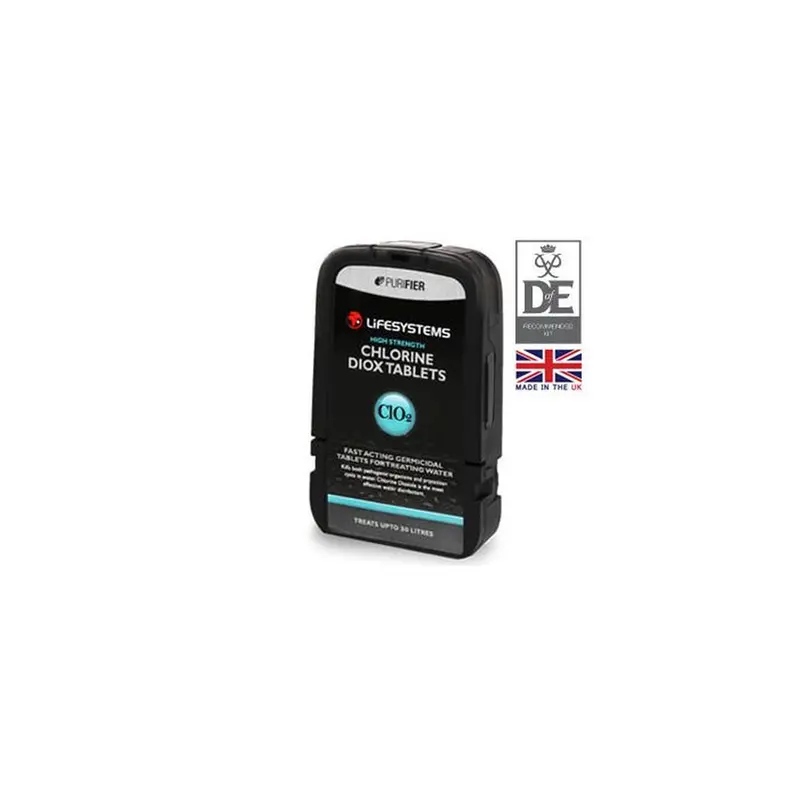 Lifesystems Chlorine Dioxide Water Purification Tablets 1