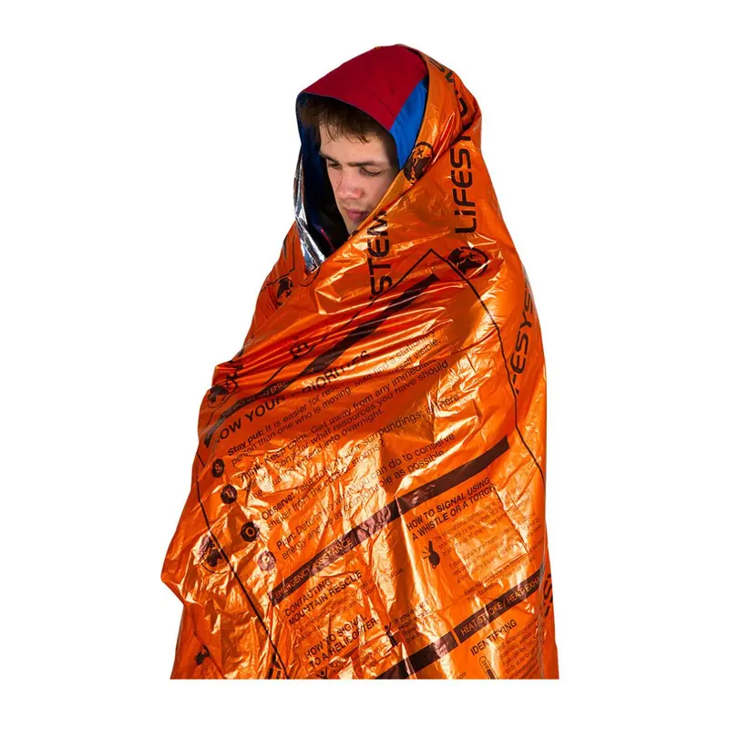 Lifesystems Heatshield Emergency Thermal Blanket – Reflective Survival Wrap 1
