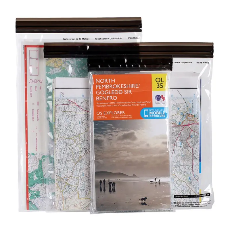 Lifeventure Dristore Map-Sized Waterproof Lock-Top Bag 1