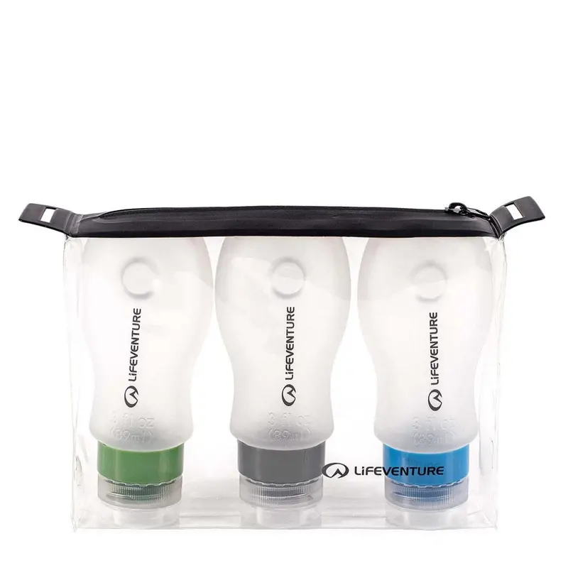 Lifeventure Silicone Travel Bottle Kit – Flexible & Reusable 1