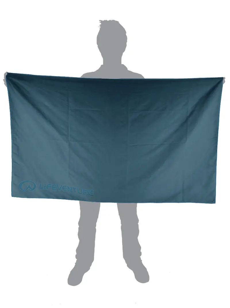 Lifeventure Softfibre Travel Towel – Giant, Blue 1