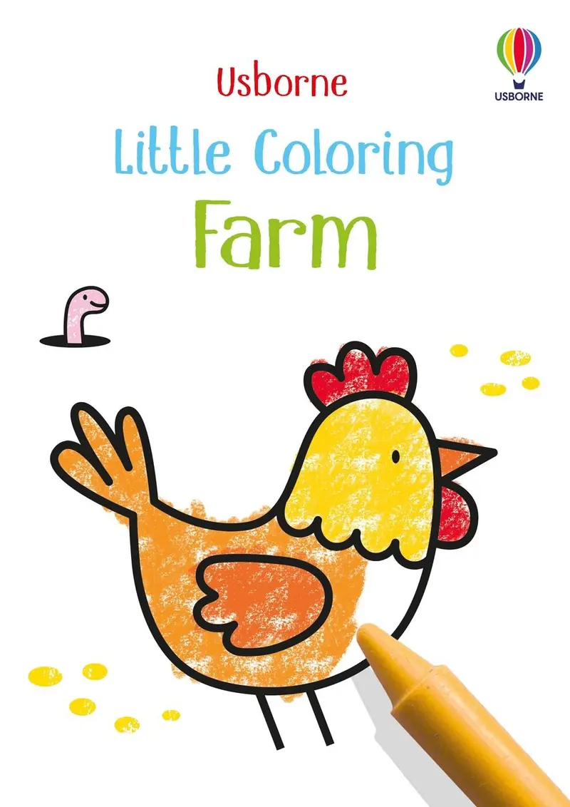 Little Farm Coloring Book For Toddlers 1
