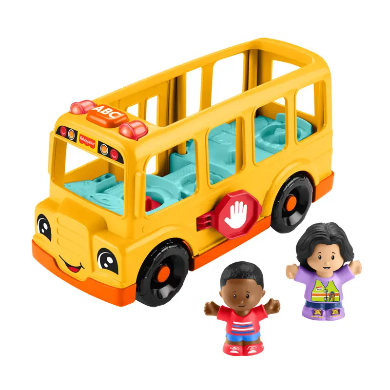Little People® School Bus Playset With Figures 1