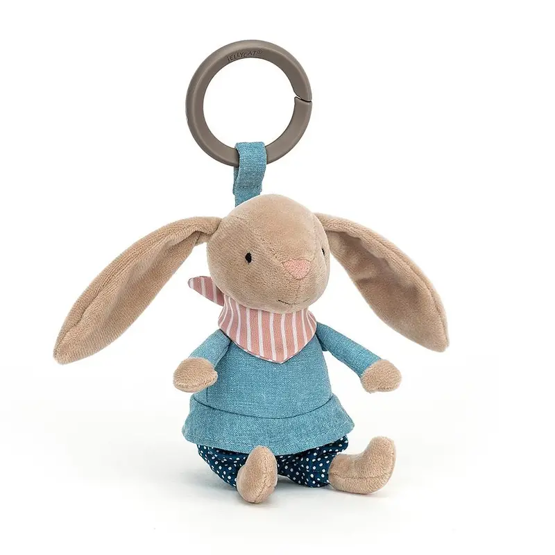 Little Rambler Bunny Rattle – Miniature Nature-Inspired Shaker 1