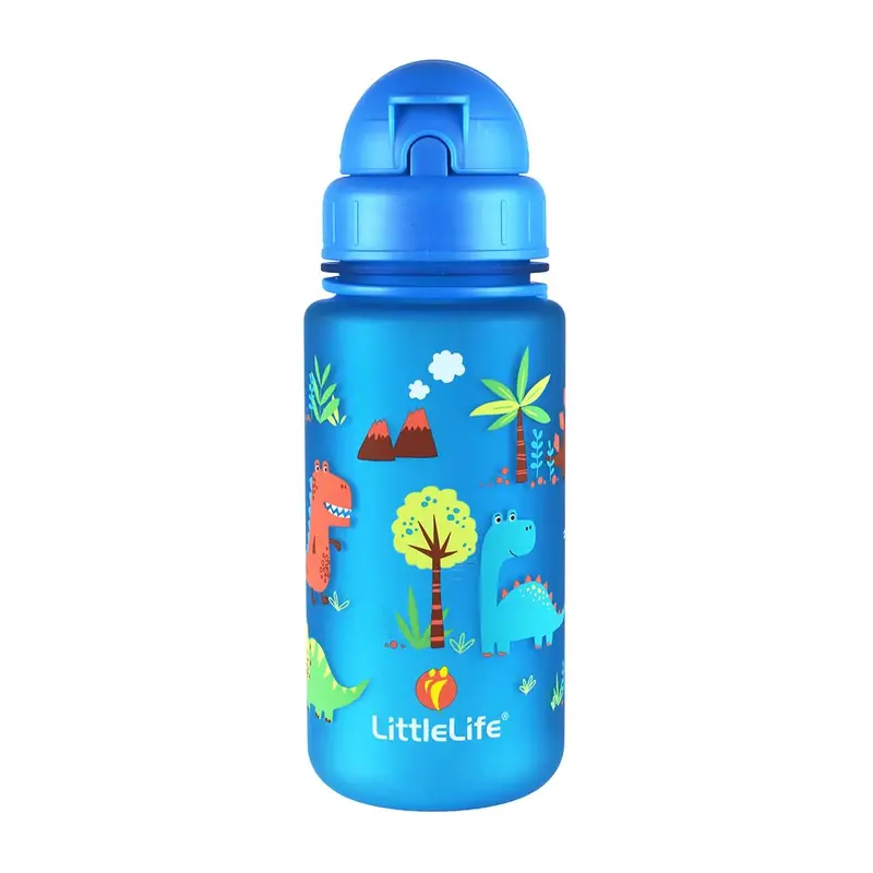 Littlelife Dinosaur-Print Kids Water Bottle 1