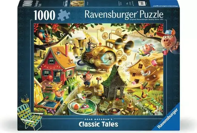 Look Out, Little Pigs! 1000-Piece Storybook Puzzle 1